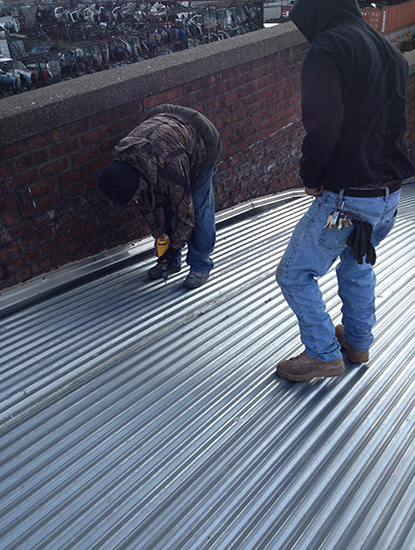 Corrugated Steel Roof